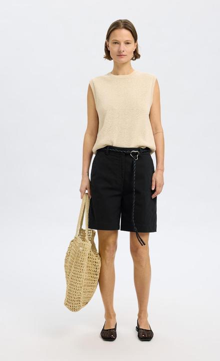 Actual product image Selected Femme Wide Fit Højtaljede shorts (36)