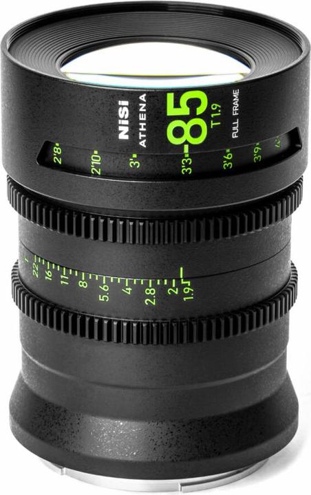 Image du produit Nisi 85mm ATHENA PRIME Full Frame Cinema Lens T1.9 (G Mount | No Drop In Filter) (Monture C, Plein format)