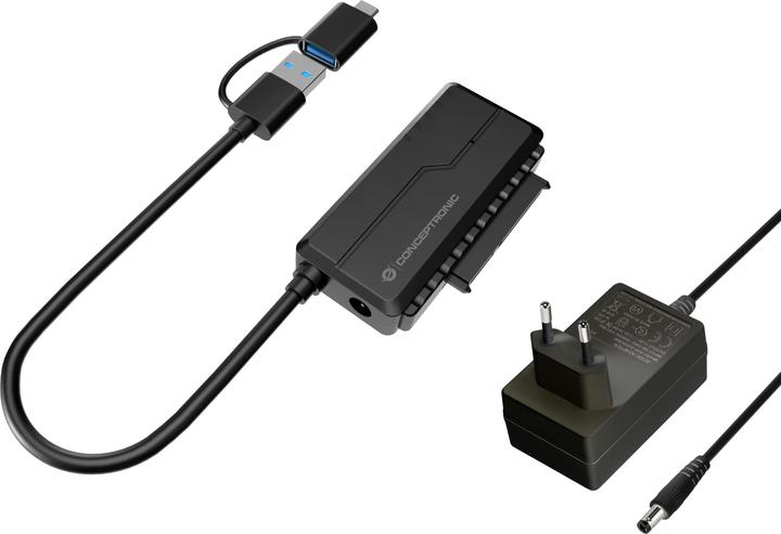Actual product image Conceptronic Adapter USB-C -> SATA Adapter 2.5/3.