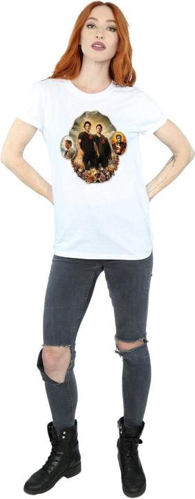Actual product image Supernatural Womens/Ladies Holy Shrine Cotton Boyfriend T-Shirt (S)