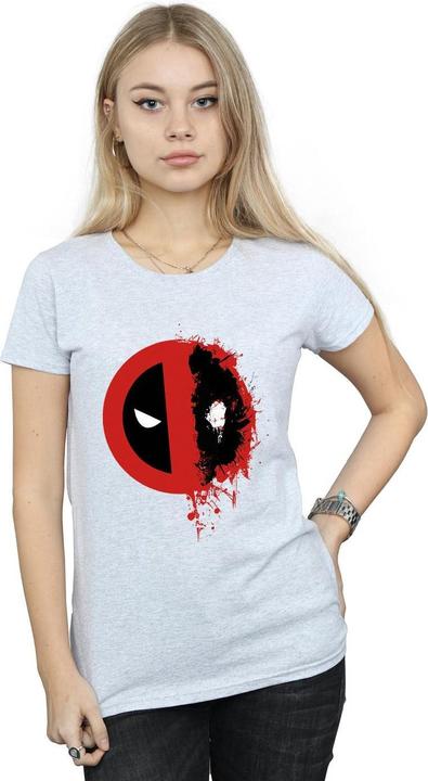 Image du produit - T-shirt DEADPOOL SPLIT SPLAT LOGO - Femme (XL)