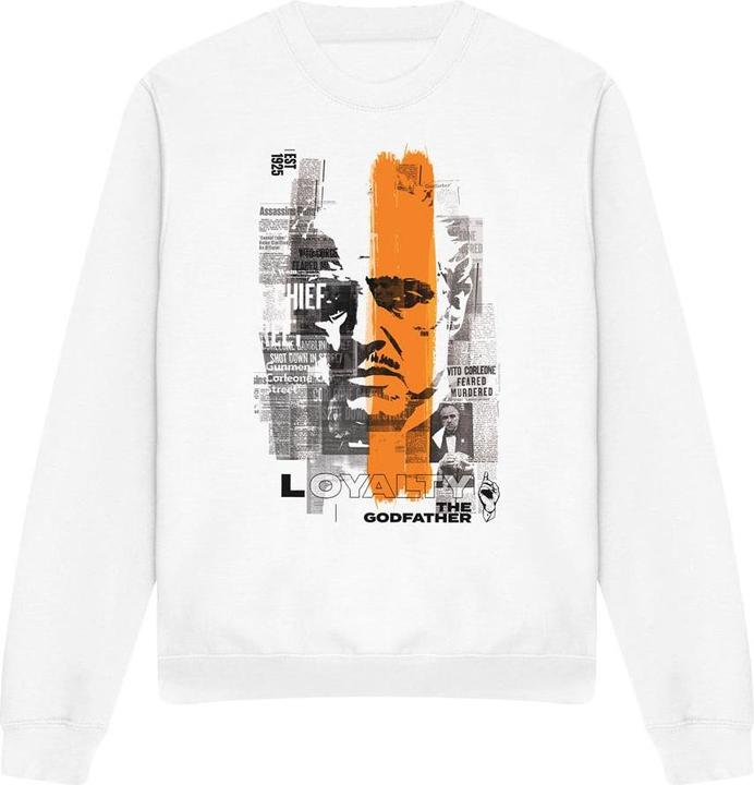Immagine prodotto The Godfather Felpa Don Vito Corleone Striscia di Giornale Adulto Unisex (M)