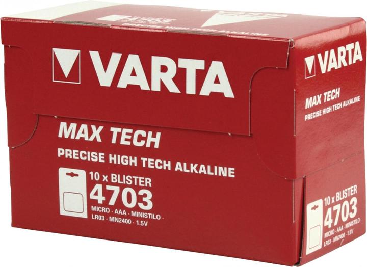 Actual product image Varta LONGLIFE Max Power (4 pcs., AAA, 1280 mAh)