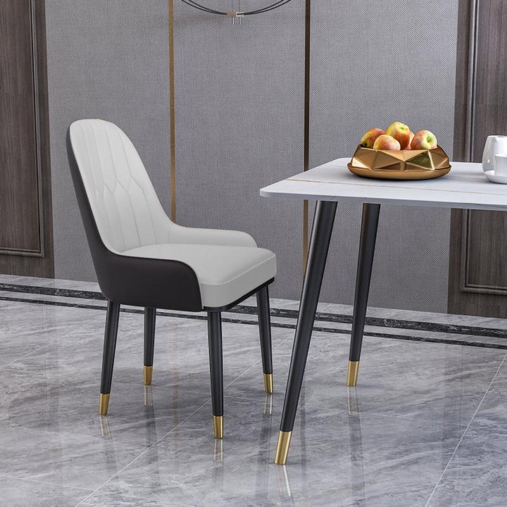 Image du produit Spa Solutions Table de salle à manger Milano Platinum-White 160 cm (160 x 80 x 75 cm)