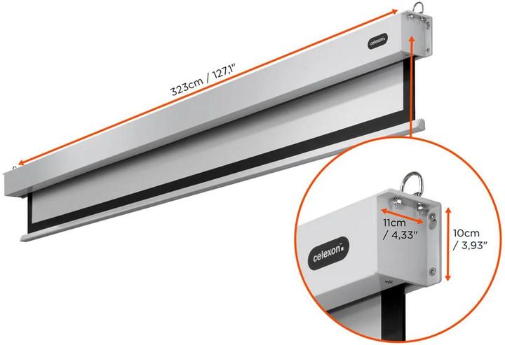 Image du produit Celexon Electric Professional Plus Business format - Ecran - montage au plafond possible, g (139.37", 16:10)