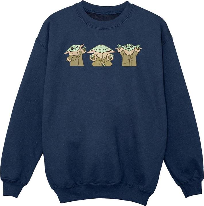 Star Wars The Mandalorian Grogu Poses Sweatshirt Mädchen