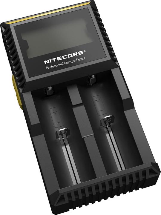 Nitecore Digicharger D2 (1 Stk., 14500, 16340, 18650, Ladegerät inkl. Akku)