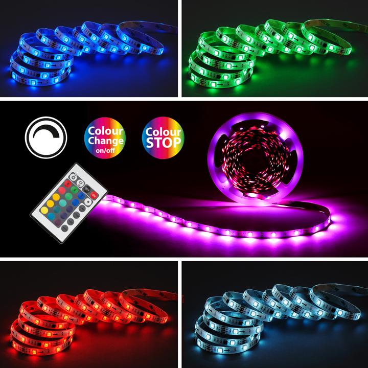 Image du produit Briloner LED Superline (RGB, 1000 cm, Intérieur)