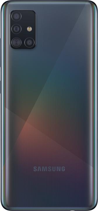 Produktbild Samsung Galaxy A51 (128 GB, Prism Crush Black, 6.50", Dual SIM + SD, 48 Mpx, 4G)