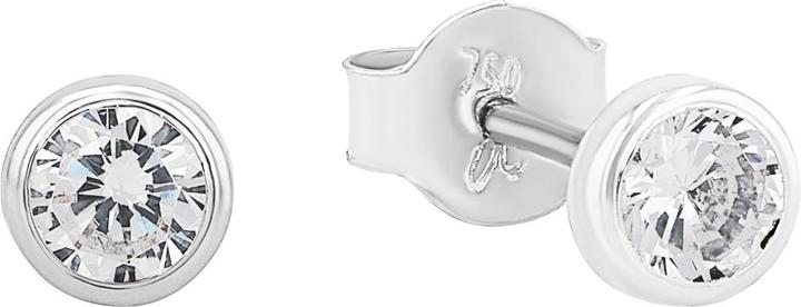 Amor Ohrschmuck für Damen, Weissgold 750, Zirkonia synth. (WG 750, 18ct)