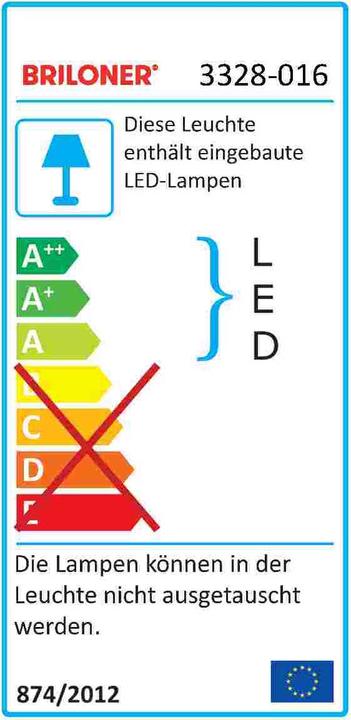 Energie-Label Briloner Verb (4000 lm)