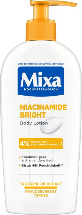 Actual product image Mixa Niacia.Bright Bodylot. (Body milk, 250 ml)