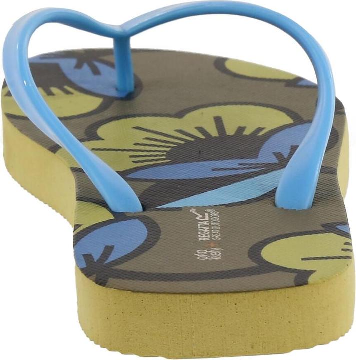 Actual product image Regatta Womens/Ladies Orla Kiely Passion Flower Flip Flops (36)