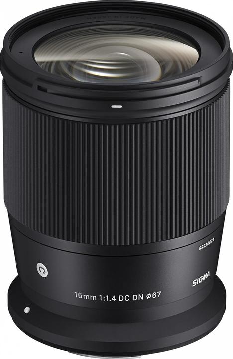 Produktbild Sigma 16mm F1,4 DC DN | Contemporary (Canon RF) (Canon RF, APS-C / DX)