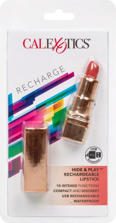 Actual product image CalExotics Hide & Play Lipstick Recharge Red