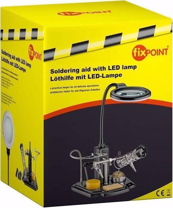 Produktbild Goobay Löthilfe mit LED-Leuchte (Stütze/Hand)