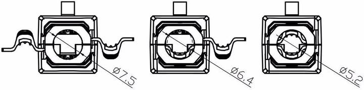 Actual product image Goobay Tool free RJ45 plug CAT 5e UTP unshielded (Network cable plug)