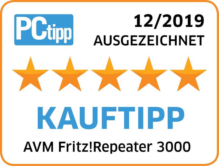 Produktbild AVM FRITZ!Repeater 3000 (1733 Mbit/s, 400 Mbit/s)