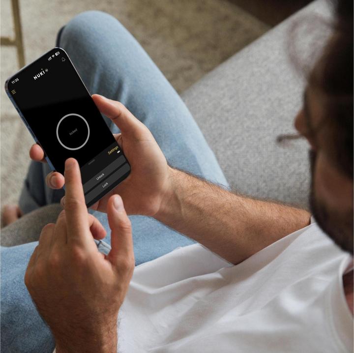 Actual product image Nuki Smart Lock (4th Gen) cylinder (Smartphone)