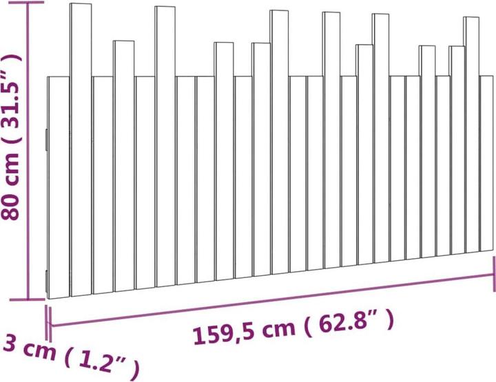 Image du produit VidaXL Ammon (159.5 x 3 x 80 cm)
