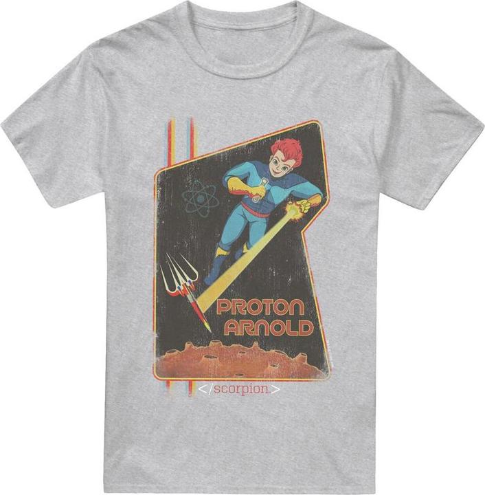 Actual product image Scorpion Mens Proton Arnold Poster T-Shirt (3XL)