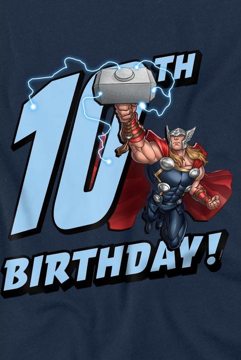 Actual product image Thor Childrens/Kids 10th Birthday T-Shirt (104)