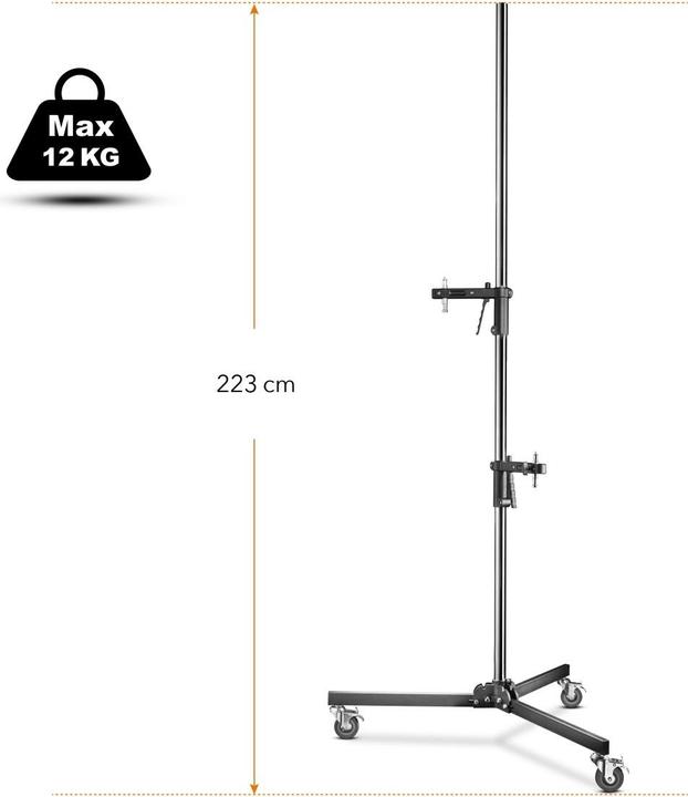 Produktbild Walimex pro Pro Rollstativ (223 cm, 12 kg)