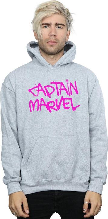 Actual product image Mens Captain Spray Text Hoodie (4XL)
