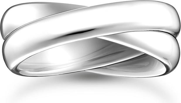 Image du produit Thomas Sabo Ring Duo schmal Silber (52, Argent 925)
