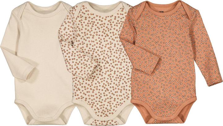 La Redoute Collections 3er-Pack langärmelige Bodys