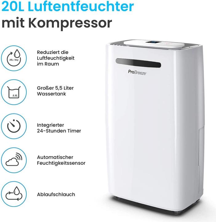 Actual product image Breeze dehydrating breathers (30 m², 20 l/24h)