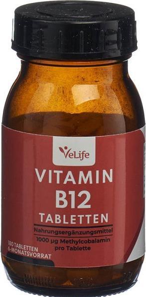 Immagine prodotto VeLife Vitamina B12 Tabl (180 Pezzo/i, Pillole, 81 g)