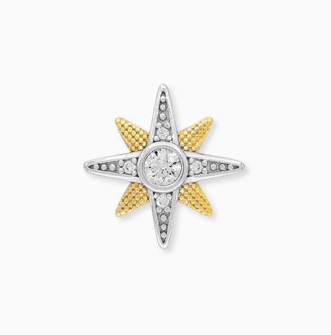 Actual product image Engelsrufer Newstar Bicolour Stud Earrings (925 silver, Coloured stone)