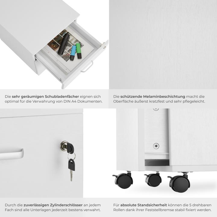 Image du produit tectake Vagur (40 x 46 x 54,5 cm)