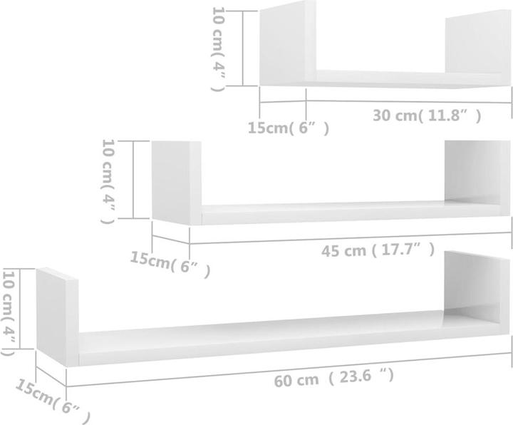 Produktbild VidaXL Venyamin (60 x 15 x 10 cm)