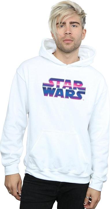 Immagine prodotto Star Wars Neon Logo Felpa con Cappuccio Uomo (L)