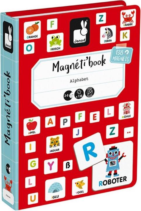 Immagine prodotto Janod Magnet Book Mix & Match (Tedesco, Francese, Italiano, Inglese)