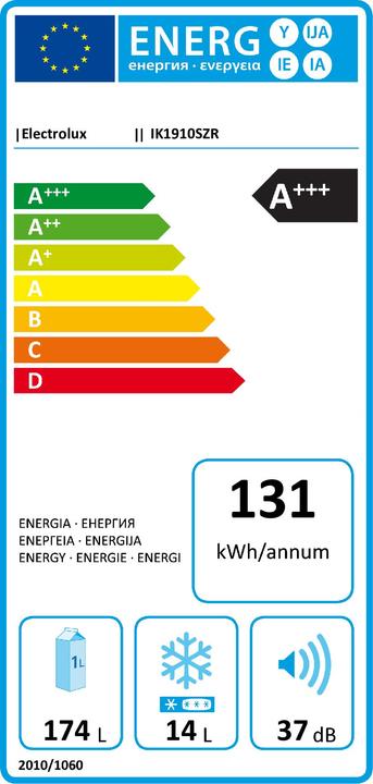 Energie-Label Electrolux Ik1910szr (187 l)