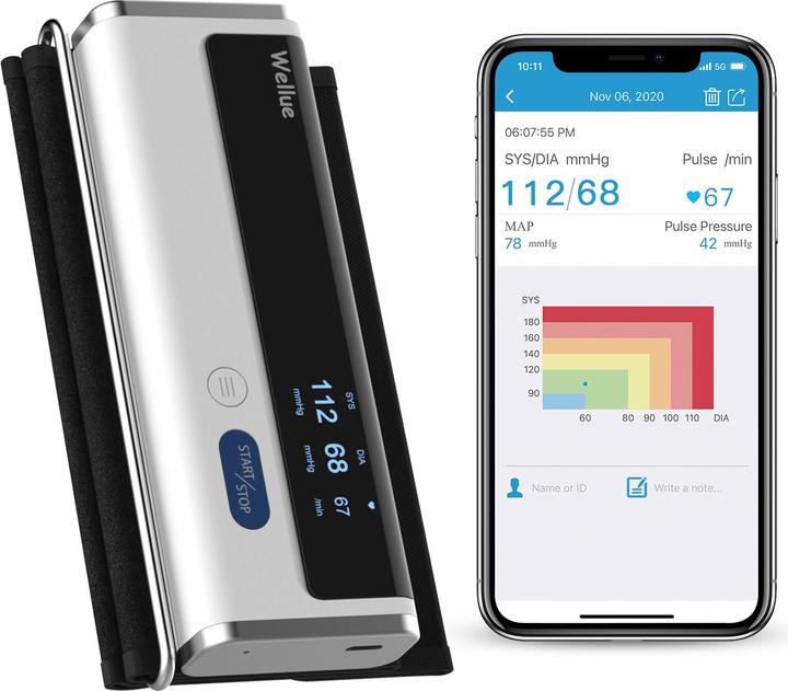 Produktbild ViatomTech BP2A Bluetooth upper arm bp monitor (Blutdruckmessgerät Oberarm)