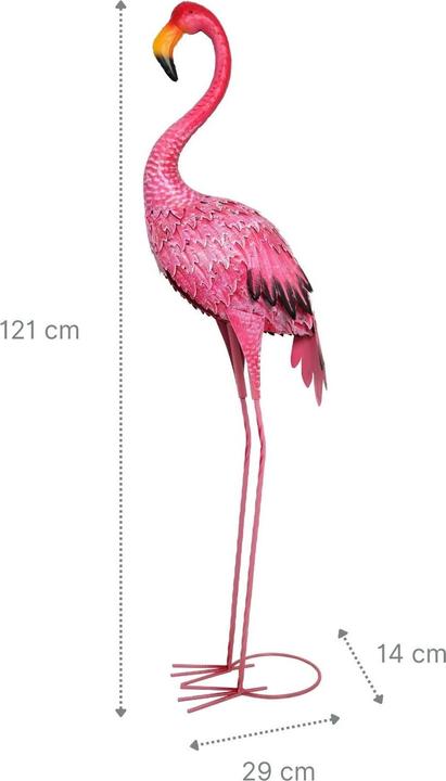 Actual product image Hermex Flamingo metal garden decoration decorative figure garden sculpture garden figure
