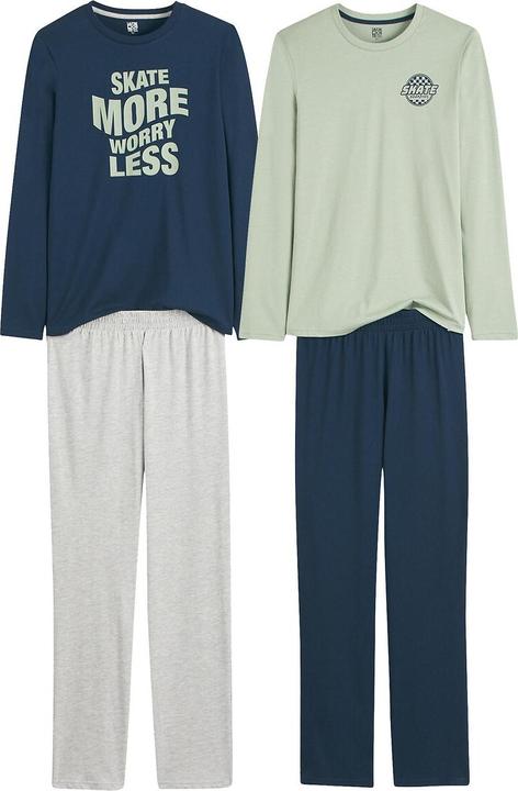 Actual product image La Redoute Collections 2-pack jersey pyjamas (176)