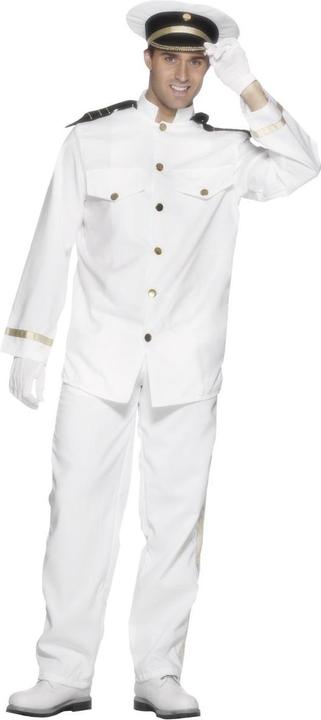 Actual product image Smiffys Marineoffizier Kostüm weiss (M)