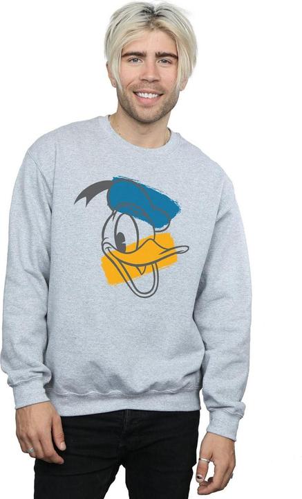 Immagine prodotto Disney Donald Duck Head Felpa Uomo (L)