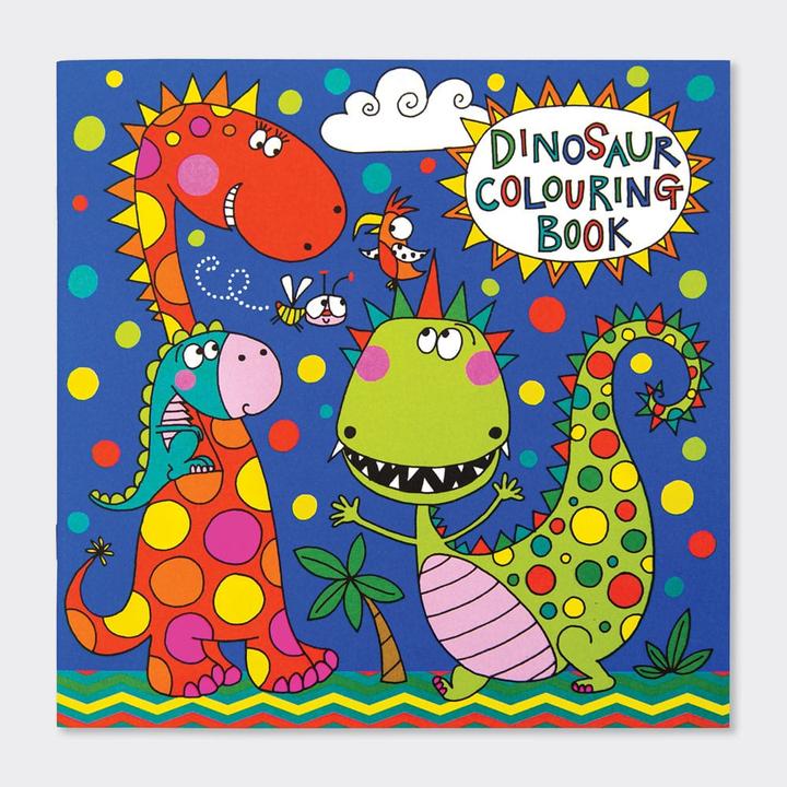 Actual product image Rachel Ellen Coloring Book Dinosaur 20.5 x 20.5 cm