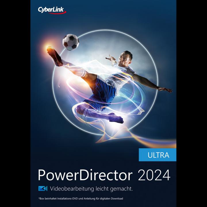 Produktbild CyberLink PowerDirector 2024 Ultra ESD Download Code (1 User, 1 Geräte/User, unbegrenzt)