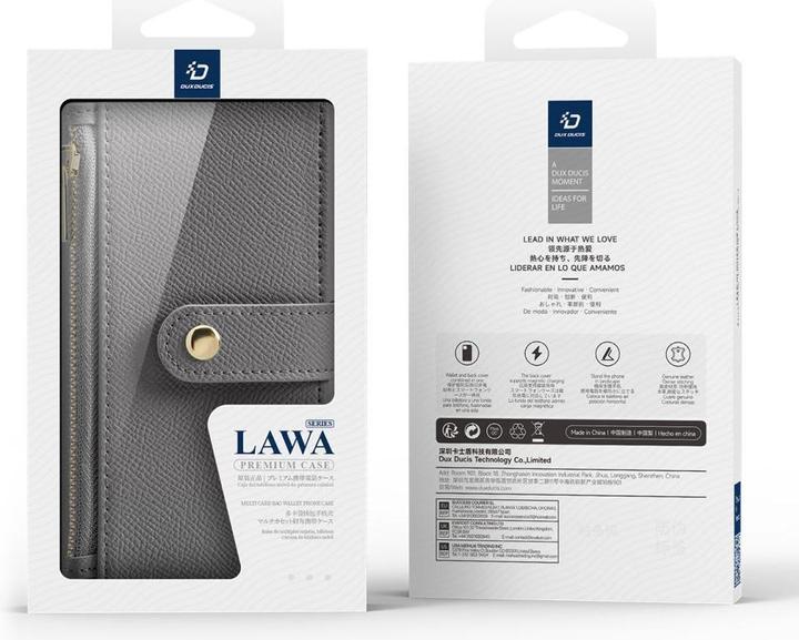 Produktbild Dux Ducis Lawa Series MagSafe Kunstleder Bookcover Hülle (Apple iPhone 16 Pro Max)