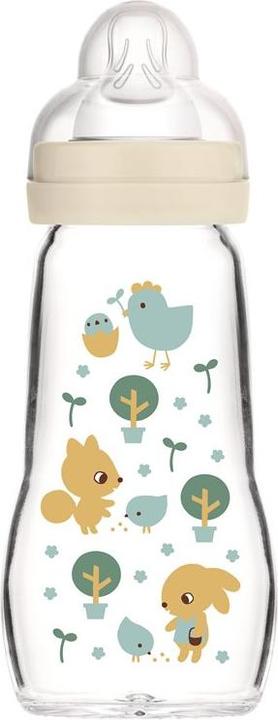 Produktbild MAM Feel Good Glasflasche assortiert (260 ml)