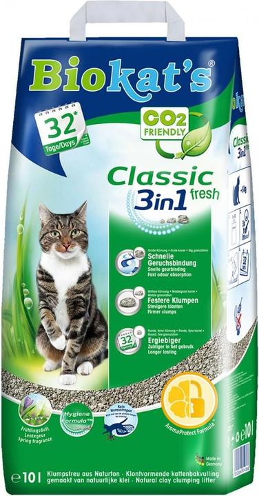 Immagine prodotto Biokat's Lettiera per gatti Biokats Classic fresh 3in1 18 l (Profumato, Raggruppamento, 17.95 kg)