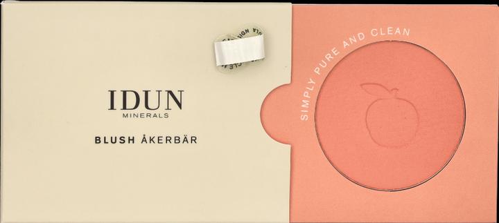 Actual product image IDUN Minerals Rouge/Blusher Akerbär coral (02 Akerbar Coral)
