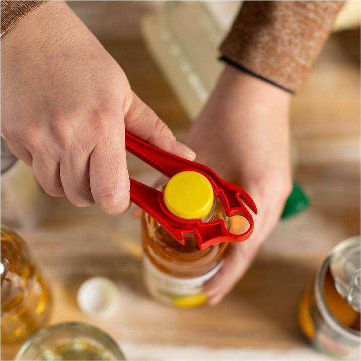 Image du produit Kuhn Rikon Suisse 5 en 1 (Ouvre-bouteille à couvercle en plastique)